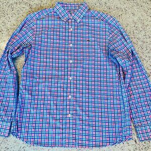 Vineyard Vines Performance - Classic Fit Whale Shirt - Men's Button Down - M